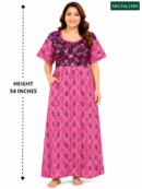 Sivam Nighty Cotton Gown Model 3XL- SBG3XL2309