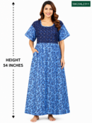 Sivam Nighty Cotton Gown Model 3XL- SBG3XL2311