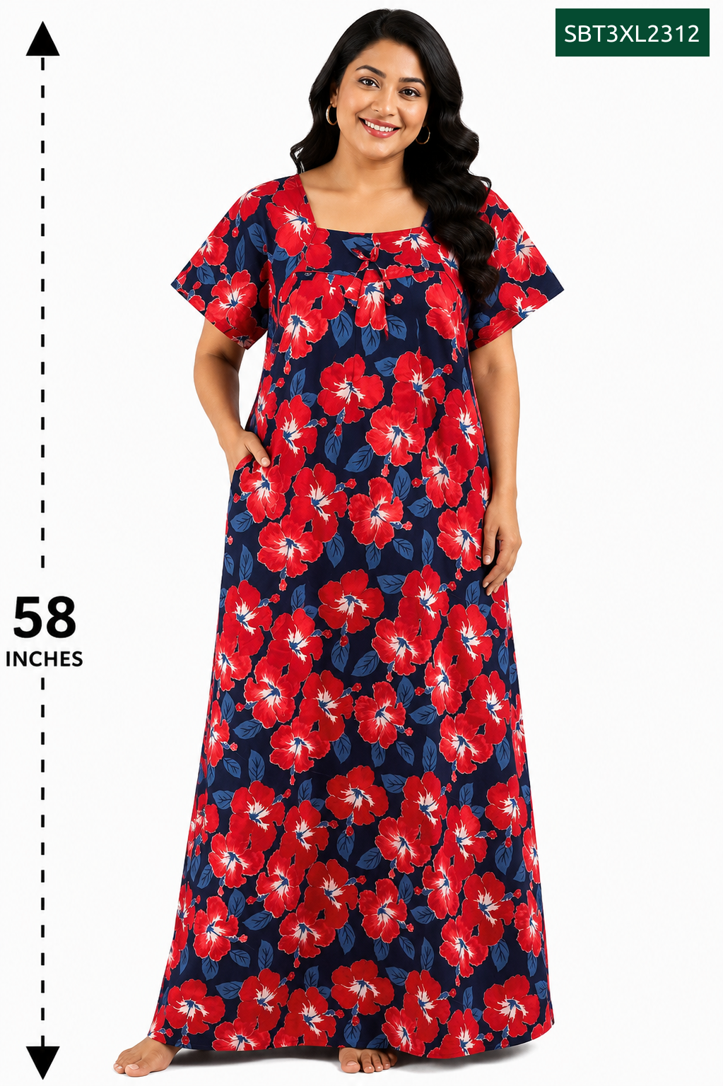 Sivam Nighty Cotton Titanic Model 3XL- SBT3XL2312
