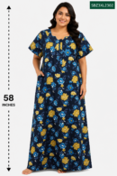Sivam Nighty Cotton Zip Model 3XL- SBZ3XL2302
