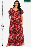 Sivam Nighty Cotton Zip Model 3XL- SBZ3XL2305