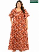 Sivam Nighty Cotton Zip Frock Model 3XL- SBZF3XL2315