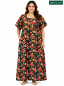 Sivam Nighty Cotton Zip Frock Model 3XL- SBZF3XL2319