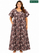 Sivam Nighty Cotton Zip Frock Model 3XL- SBZF3XL2326