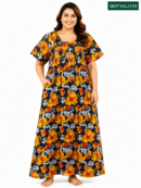 Sivam Nighty Cotton Zip Frock Model 3XL- SBZF3XL2339