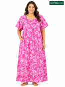 Sivam Nighty Cotton Zip Frock Model 3XL- SBZF3XL2342