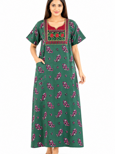 Sivam Nighty Cotton Embroid Model XL- SBbeXL2302