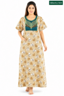 Sivam Nighty Cotton Embroid Model XL- SBbeXL2304