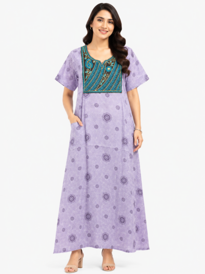 Sivam Nighty Cotton Embroid Model XL- SBbeXL2311