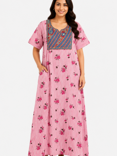 Sivam Nighty Cotton Embroid Model XL- SBbeXL2313