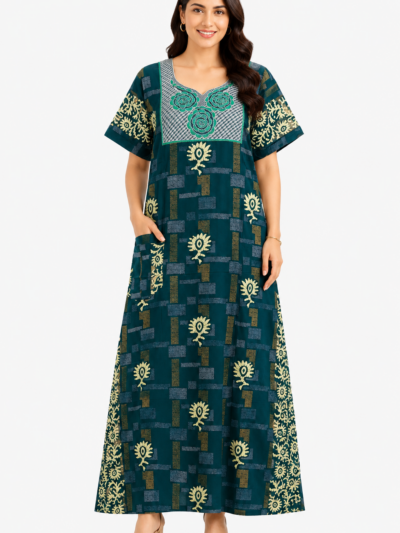 Sivam Nighty Cotton Embroid Model XL- SBbeXL2314
