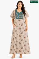 Sivam Nighty Cotton Embroid Model XL- SBbeXL2317