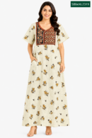 Sivam Nighty Cotton Embroid Model XL- SBbeXL2319