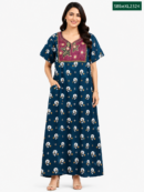 Sivam Nighty Cotton Embroid Model XL- SBbeXL2324