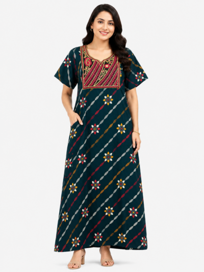 Sivam Nighty Cotton Embroid Model XL- SBbeXL2325
