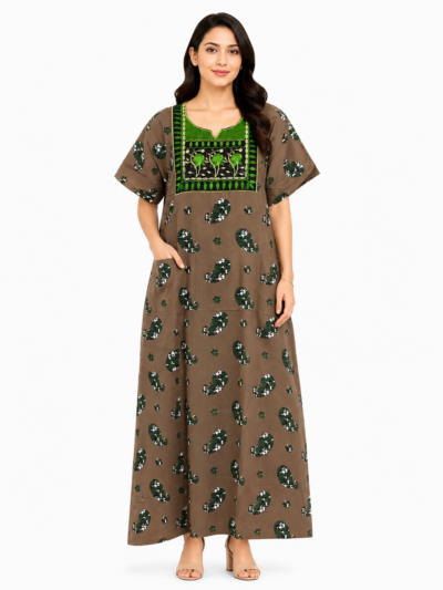 Sivam Nighty Cotton Embroid Model XL- SBbeXL2330