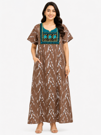 Sivam Nighty Cotton Embroid Model XL- SBbeXL2333
