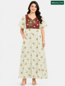 Sivam Nighty Cotton Embroid Model XL- SBbeXL2336