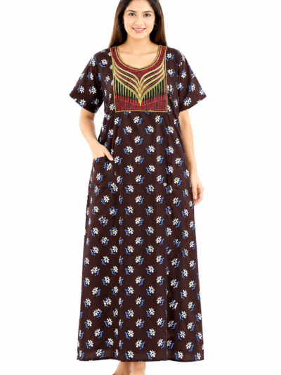 Sivam Nighty Cotton Embroid Model XL- SBbeXL2339