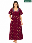 Sivam Nighty Cotton Embroid Model XXL- SBbeXXL2301