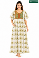 Sivam Nighty Cotton Embroid Model XXL- SBbeXXL2303