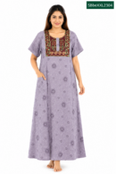 Sivam Nighty Cotton Embroid Model XXL- SBbeXXL2304