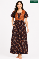 Sivam Nighty Cotton V Neck Model XL- SNVNGXL01