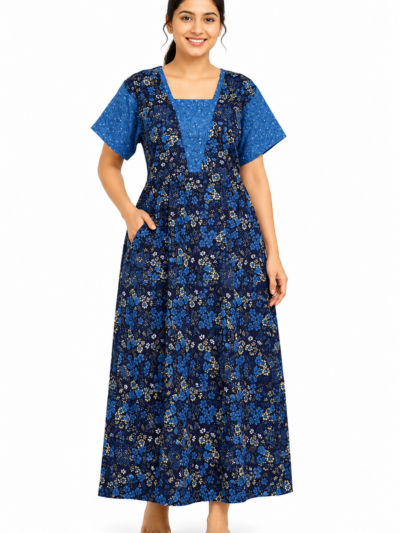 Sivam Nighty Cotton V Neck Model XL- SNVNGXL06