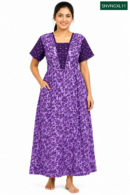 Sivam Nighty Cotton V Neck Model XL- SNVNGXL11