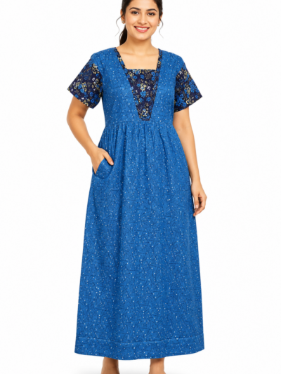 Sivam Nighty Cotton V Neck Model XL- SNVNGXL13