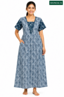 Sivam Nighty Cotton V Neck Model XL- SNVNGXL16