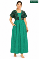 Sivam Nighty Cotton V Neck Model XL- SNVNGXL17