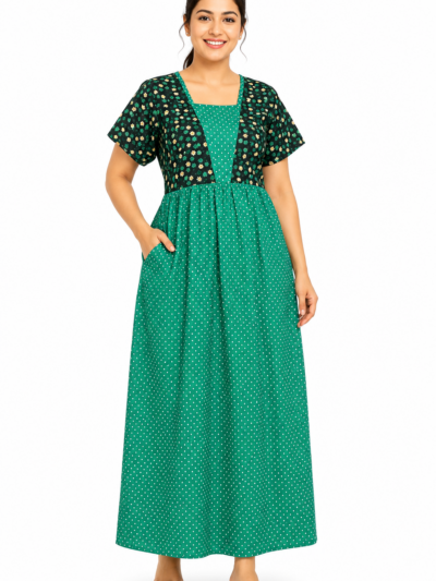 Sivam Nighty Cotton V Neck Model XL- SNVNGXL17