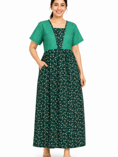 Sivam Nighty Cotton V Neck Model XL- SNVNGXL20