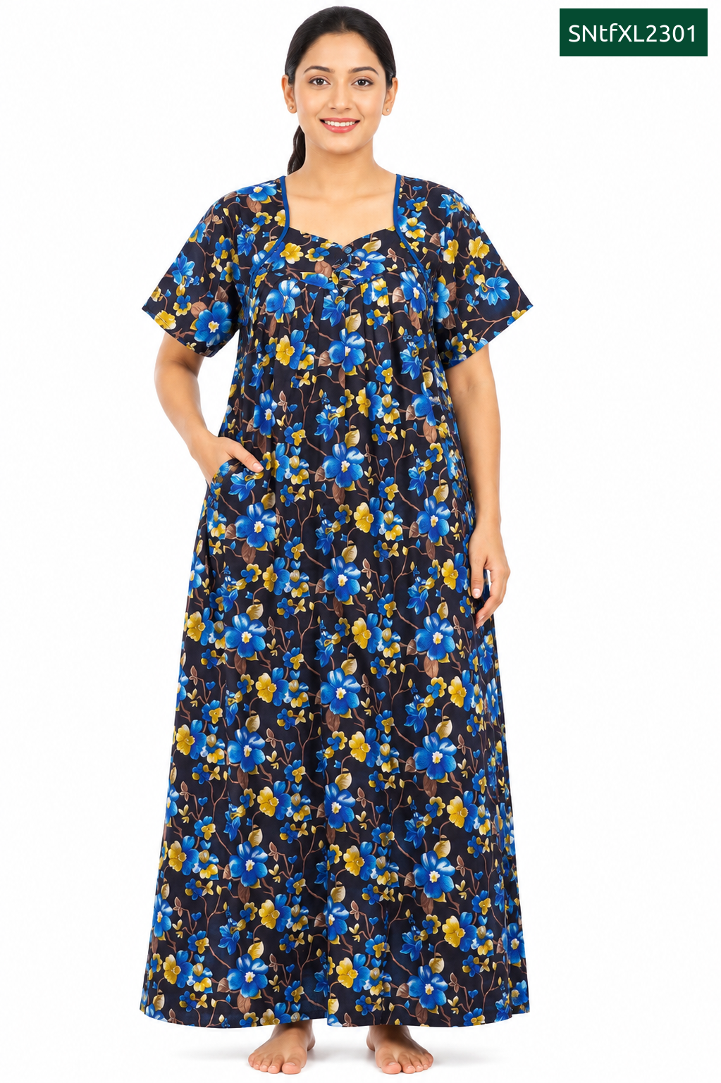 Sivam Nighty Cotton Titanic Frock Model XL- SNtfXL2301