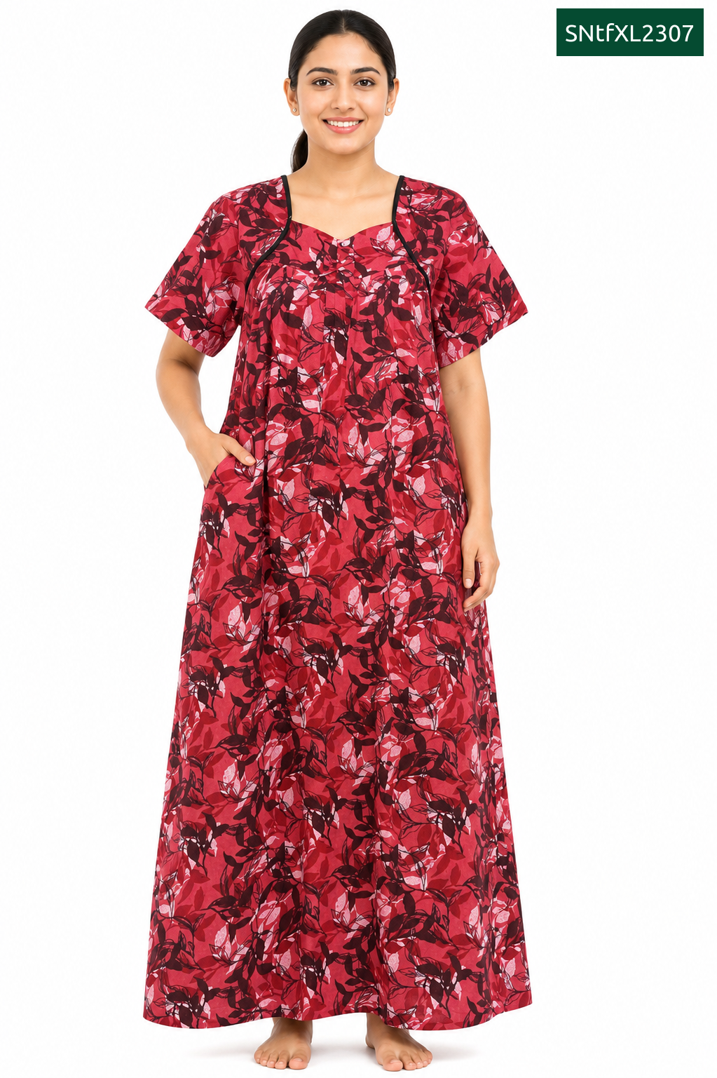 Sivam Nighty Cotton Titanic Frock Model XL- SNtfXL2307