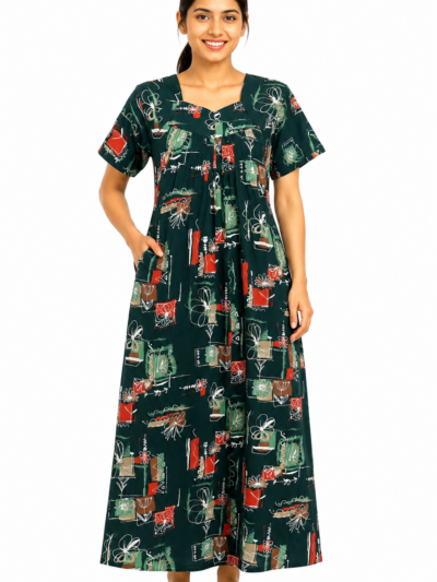 Sivam Nighty Cotton Titanic Frock Model XXL- SNtfXXL2307