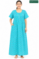 Sivam Nighty Cotton Zip Frock Model XL- SNzfXL02318