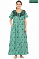 Sivam Nighty Cotton Zip Frock Model XL- SNzfXL02320