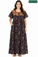 Sivam Nighty Cotton Zip Frock Model XL- SNzfXL02321