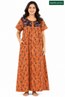 Sivam Nighty Cotton Zip Frock Model XL- SNzfXL02322