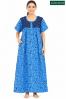 Sivam Nighty Cotton Zip Frock Model XL- SNzfXL02328
