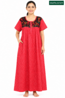 Sivam Nighty Cotton Zip Frock Model XL- SNzfXL02329