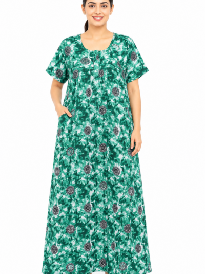 Sivam Nighty Cotton Zip Frock Model XL- SNzfXL02331
