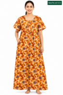 Sivam Nighty Cotton Zip Frock Model XL- SNzfXL02333
