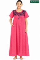 Sivam Nighty Cotton Zip Frock Model XL- SNzfXL02345