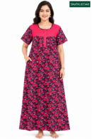 Sivam Nighty Cotton Zip Frock Model XL- SNzfXL02348