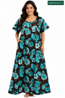 Sivam Nighty Cotton Zip Frock Model XXL- SNzfXXL02313