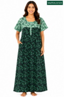 Sivam Nighty Cotton Zip Frock Model XXL- SNzfXXL02320