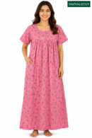 Sivam Nighty Cotton Zip Frock Model XXL- SNzfXXL02329